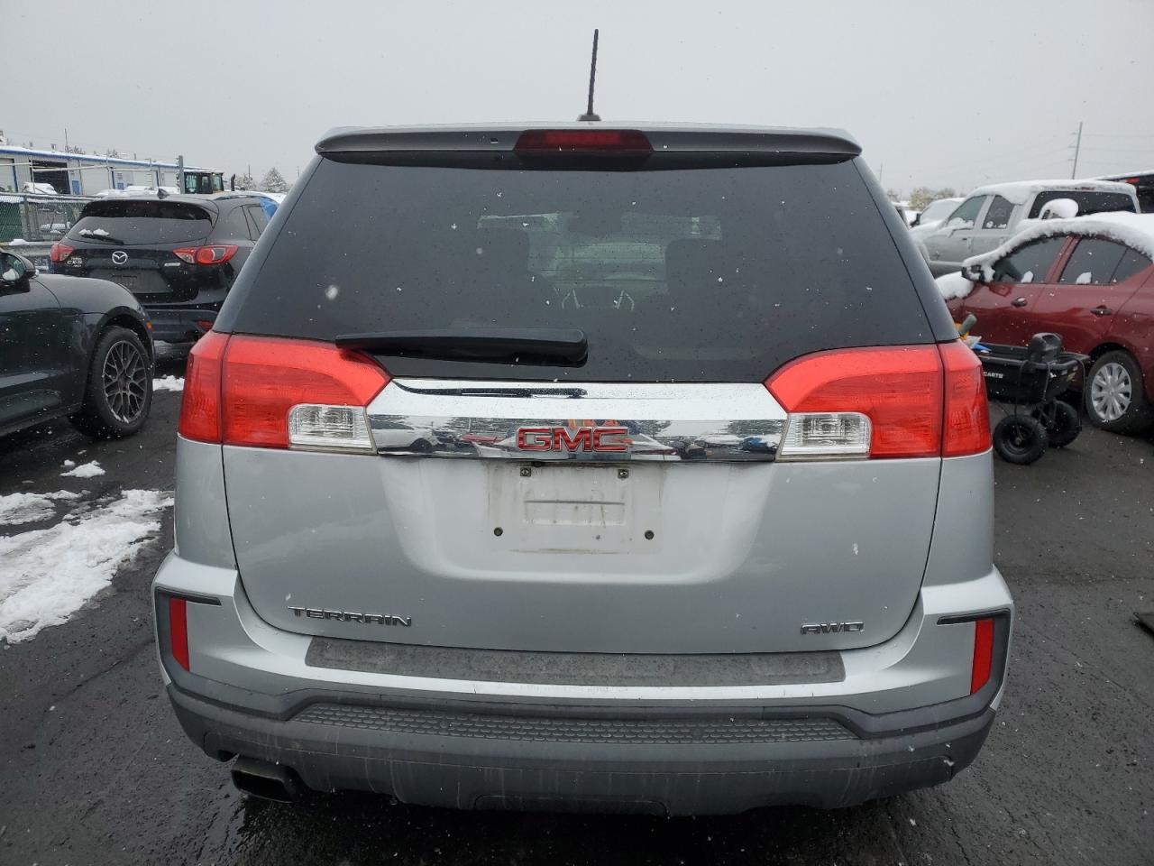 2016 GMC Terrain VIN 2GKFLSEK7G6356121 Copart auction photo, hail damage thumbnail 6