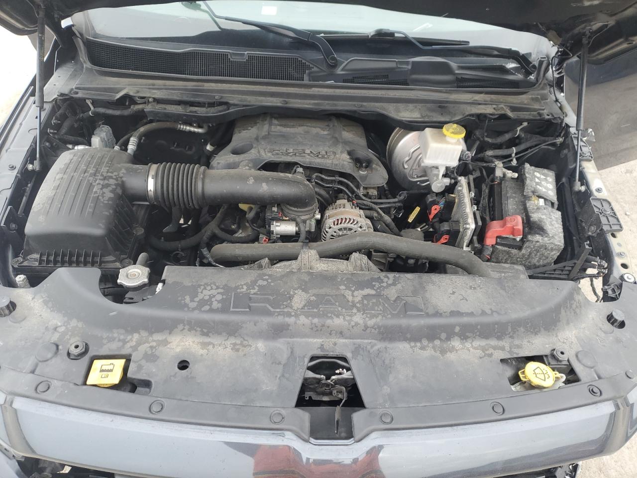 2019 RAM 1500 VIN 1C6SRFBT5KN915125 Copart auction photo, front end damage thumbnail 13