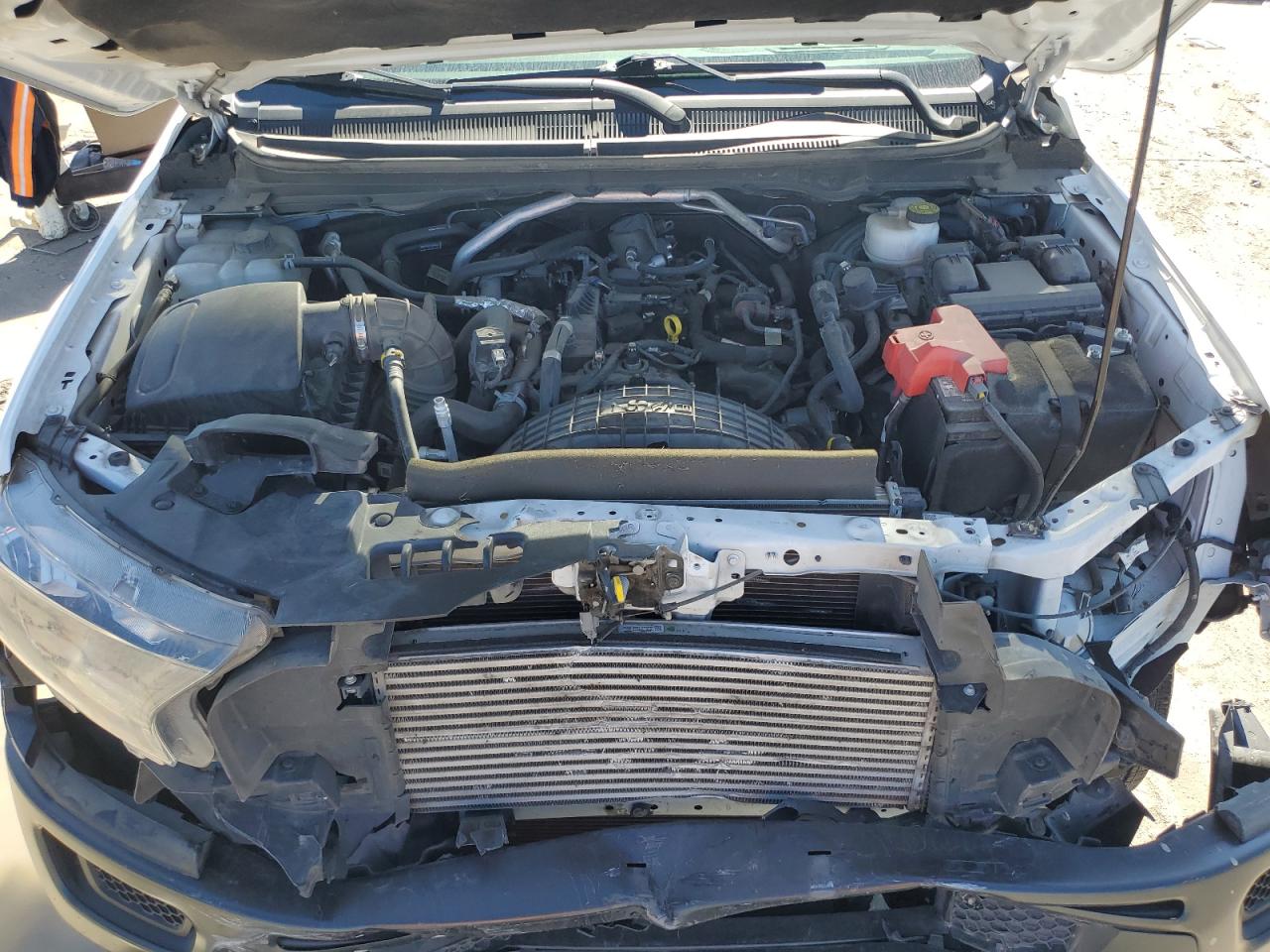 2022 Ford Ranger VIN 1FTER4EH9NLD53716 Copart auction photo, front end / hail damage thumbnail 11