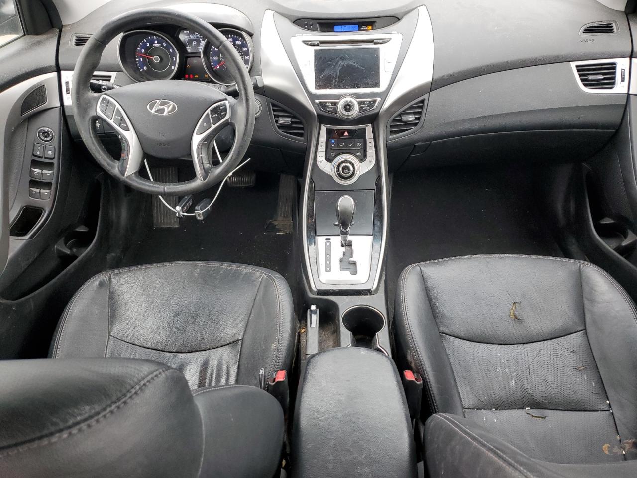 2012 Hyundai Elantra VIN 5NPDH4AE0CH117936 Copart auction photo, front end damage thumbnail 8