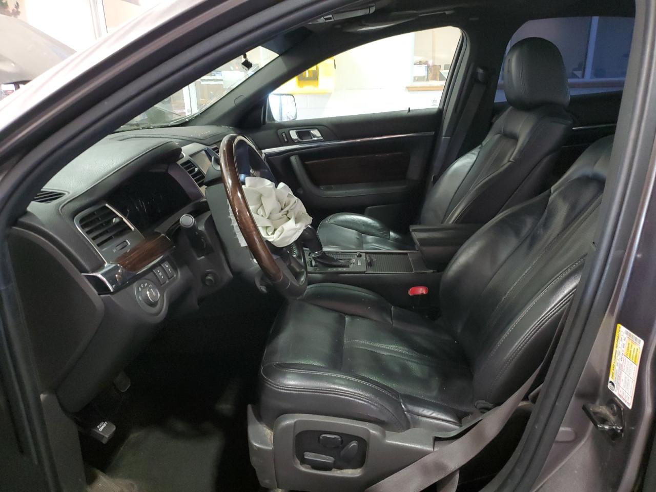 2012 Lincoln MKS VIN 1LNHL9DR0CG801073 Copart auction photo, front end / undercarriage damage thumbnail 7