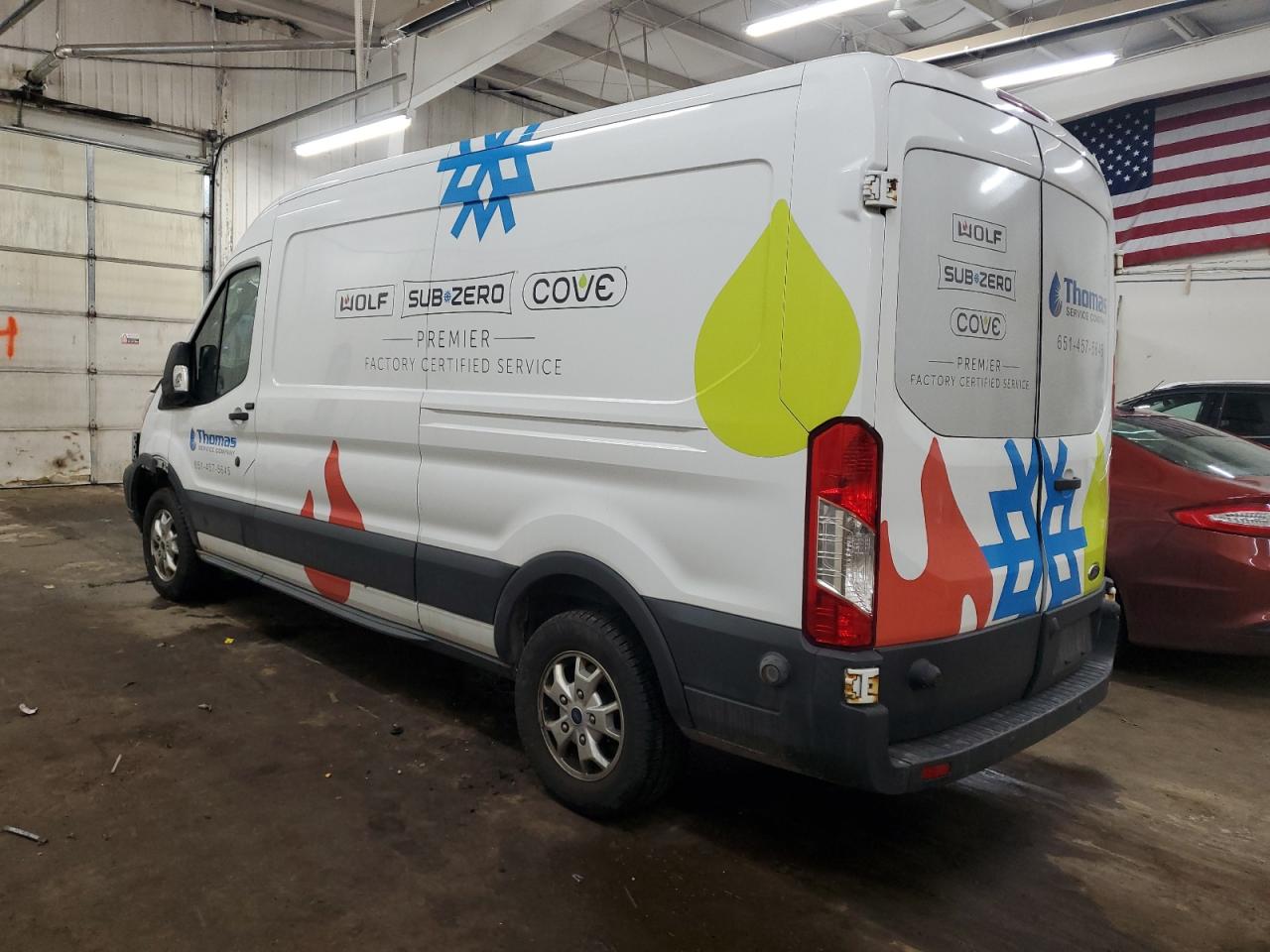 2016 Ford Transit VIN 1FTYE2CMXGKA17434 Copart auction photo, front end damage thumbnail 2