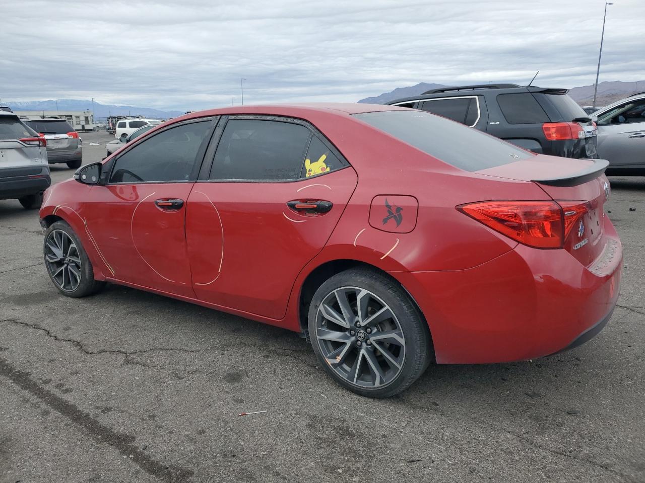 2017 Toyota Corolla VIN 5YFBURHE6HP641091 Copart auction photo, front end damage thumbnail 2