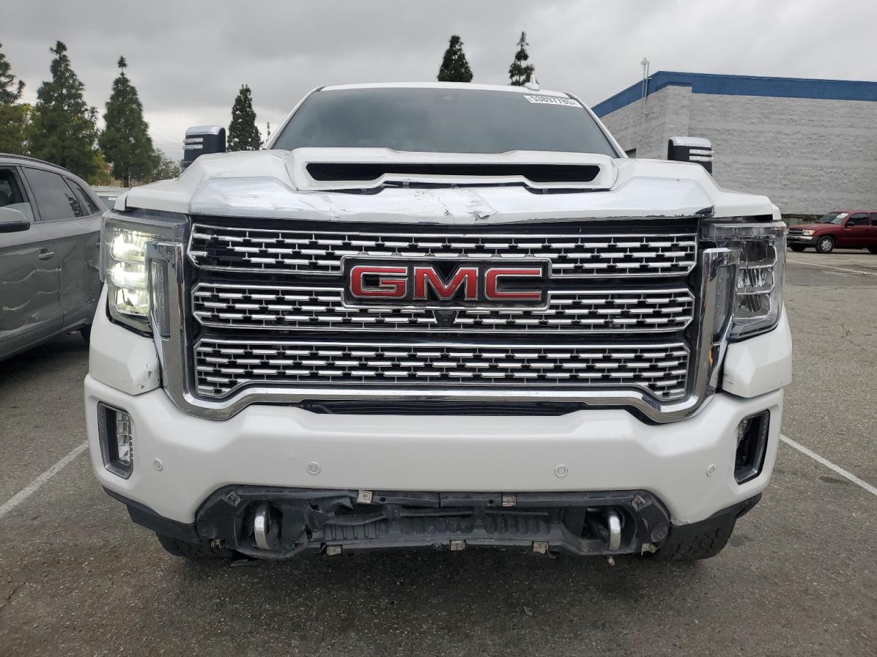 2022 GMC Sierra VIN 1GT49REY1NF362188 Copart auction photo, front end damage thumbnail 5