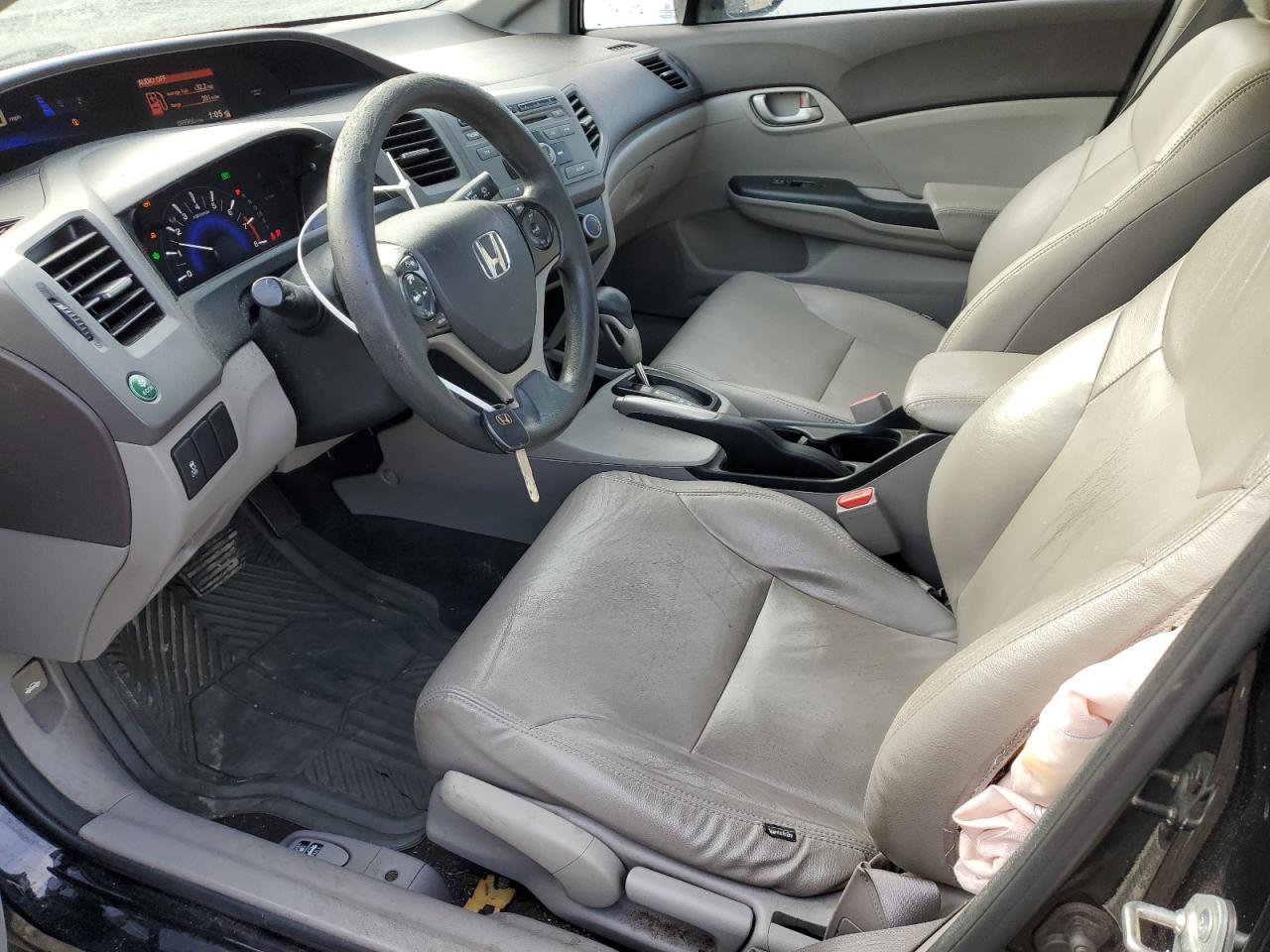 2012 Honda Civic VIN 19XFB2F53CE016224 Copart auction photo, side / front end damage thumbnail 7