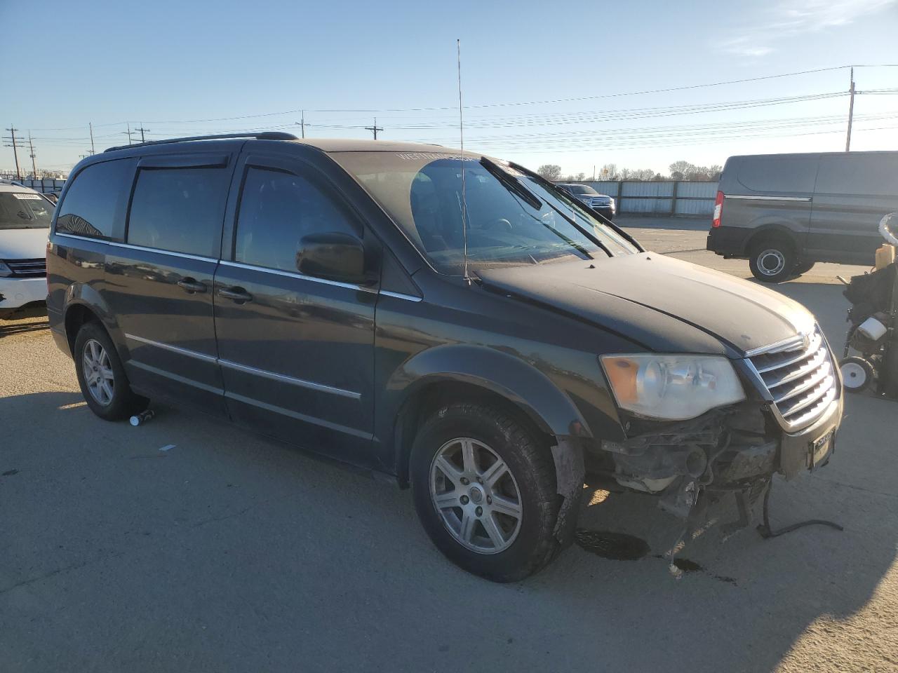 2010 Chrysler Town & Country VIN 2A4RR5D11AR243590 Copart auction photo, all over damage thumbnail 4
