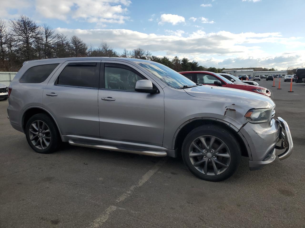 2014 Dodge Durango VIN 1C4RDJAG6EC477356 Copart auction photo, front end damage thumbnail 4
