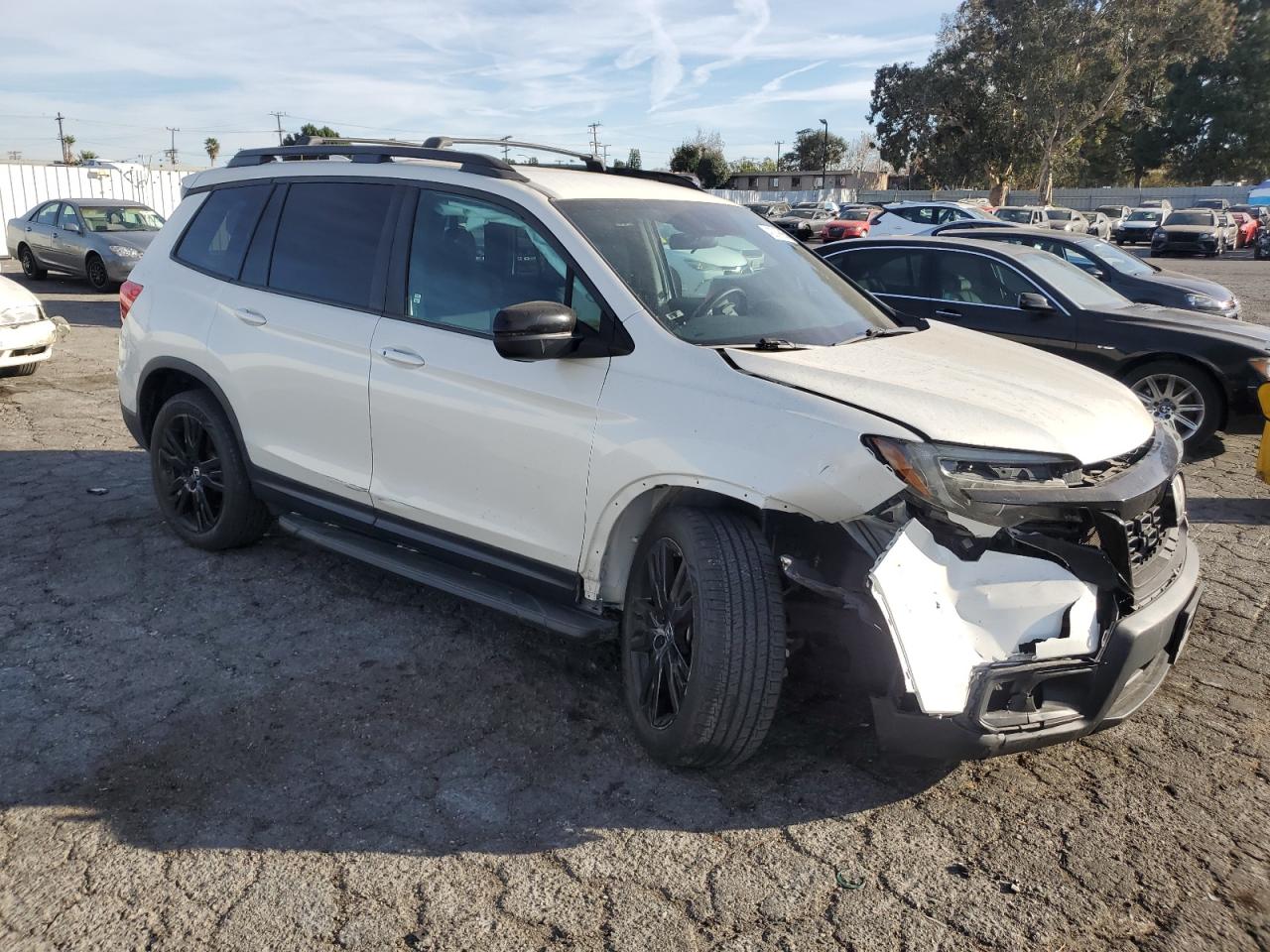 2019 Honda Passport VIN 5FNYF8H22KB016128 Copart auction photo, undercarriage / front end damage thumbnail 4