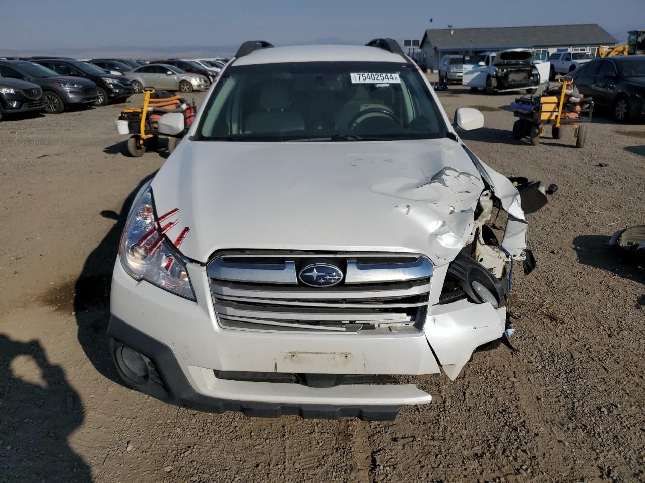 2013 Subaru Outback VIN 4S4BRBCC5D3283169 Copart auction photo, front end / minor dent/scratches damage thumbnail 5