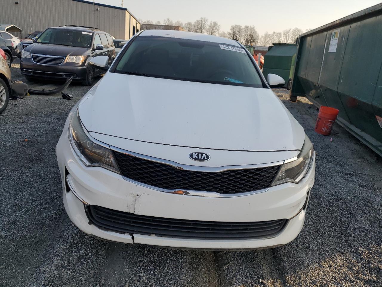 2016 KIA Optima VIN 5XXGT4L35GG039212 Copart auction photo, front end damage thumbnail 5