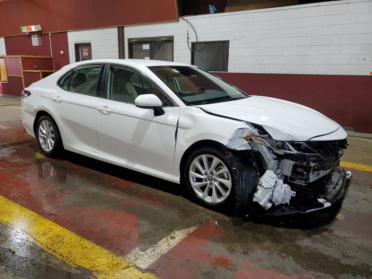 2023 Toyota Camry VIN 4T1C11AKXPU825462 Copart auction photo, front end / side damage thumbnail 4
