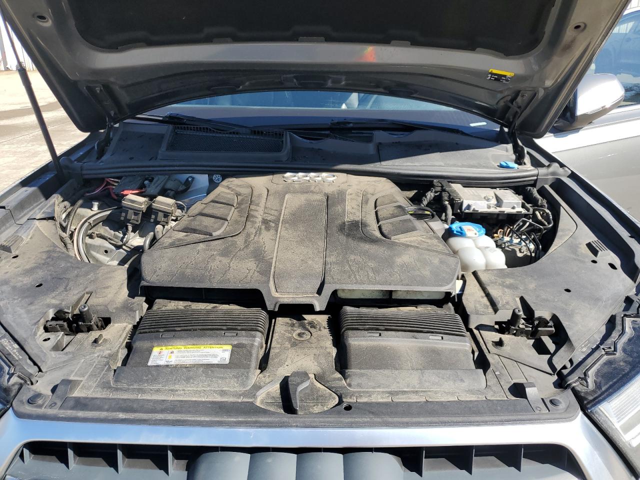 2017 Audi Q7 VIN WA1LAAF76HD003262 Copart auction photo, undercarriage damage thumbnail 13