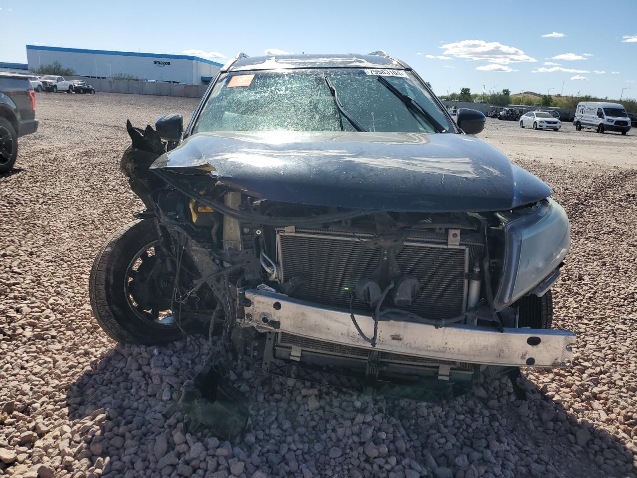2015 Nissan Pathfinder VIN 5N1AR2MN2FC718342 Copart auction photo, front end / side damage thumbnail 5