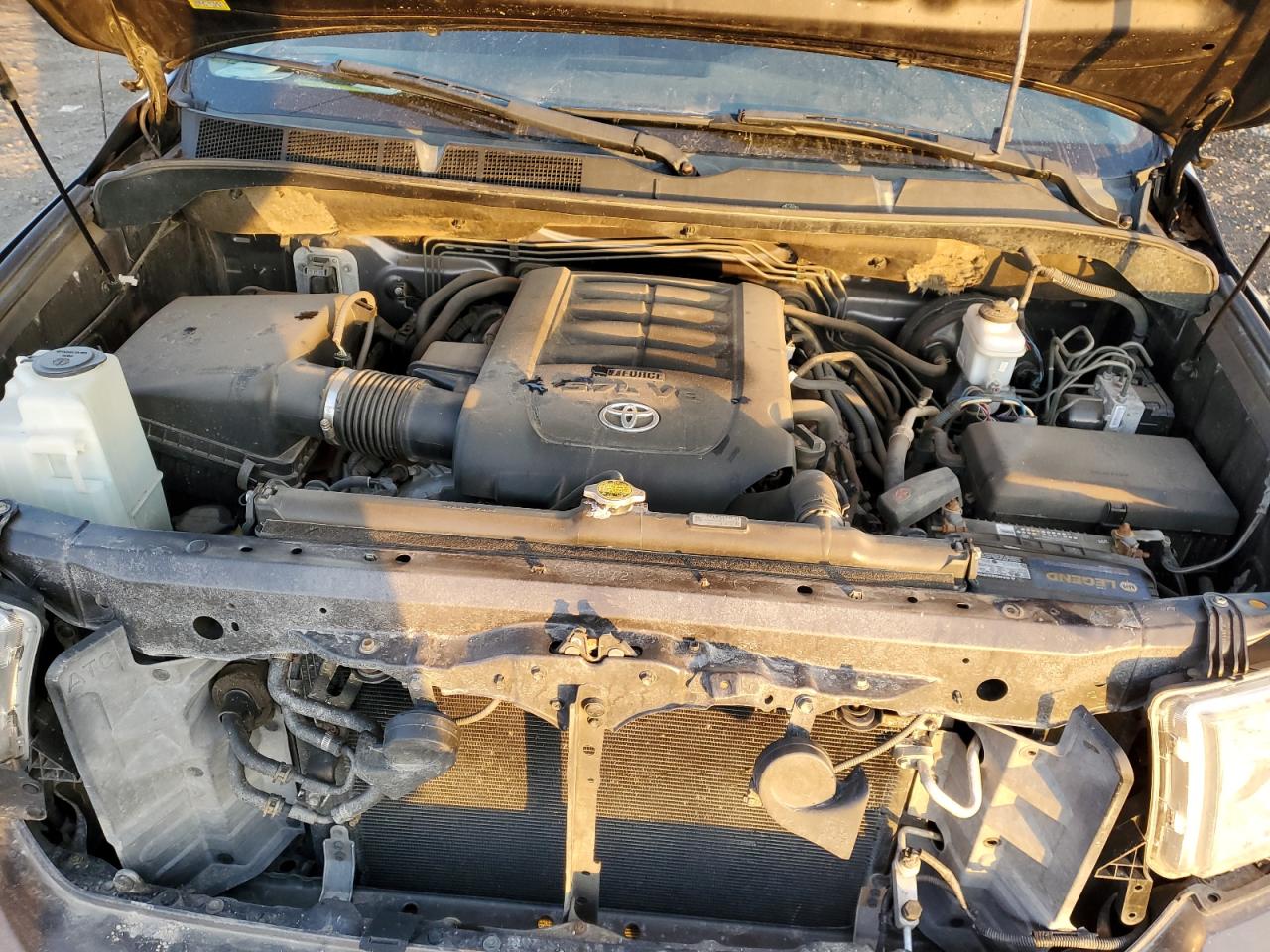 2012 Toyota Tundra VIN 5TFDY5F15CX253950 Copart auction photo, all over damage thumbnail 11
