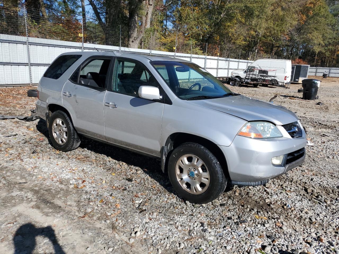 2002 Acura MDX VIN 2HNYD18282H534682 Copart auction photo, front end / side damage thumbnail 4
