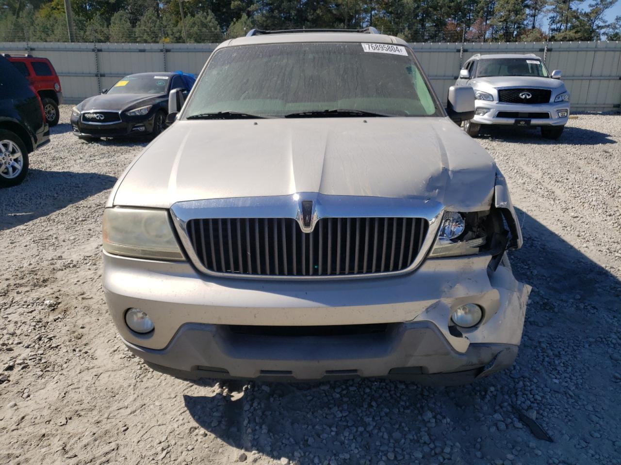 2003 Lincoln Aviator VIN 5LMEU68H63ZJ09384 Copart auction photo, front end / undercarriage damage thumbnail 5