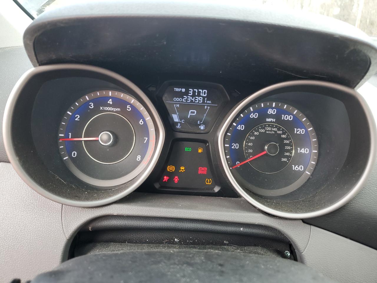 2013 Hyundai Elantra VIN KMHDH4AE4DU722190 Copart auction photo, side damage thumbnail 9