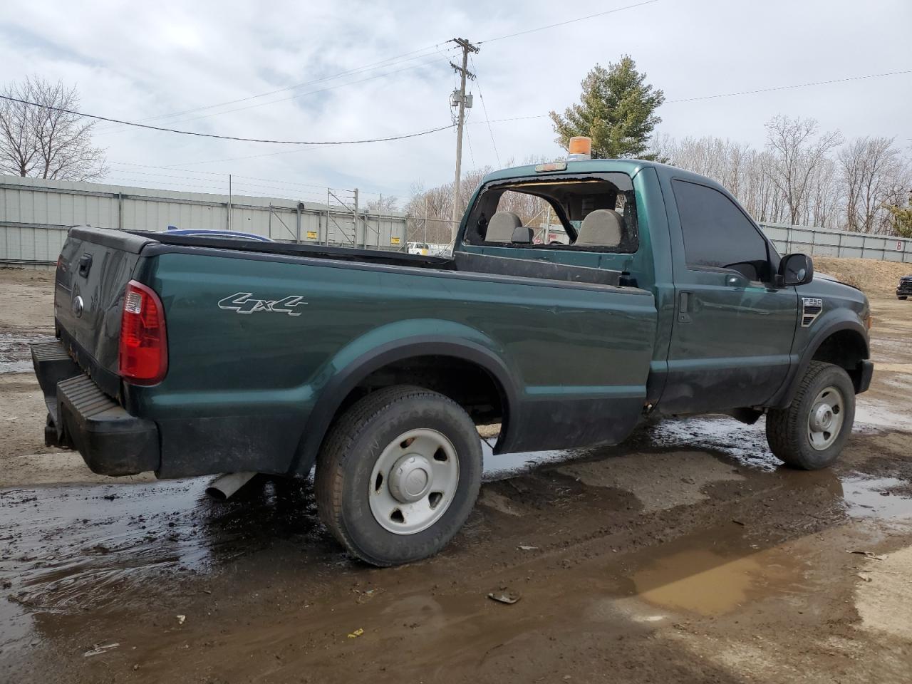 2009 Ford F250 VIN 1FTNF21549EA63743 Copart auction photo, rollover damage thumbnail 3