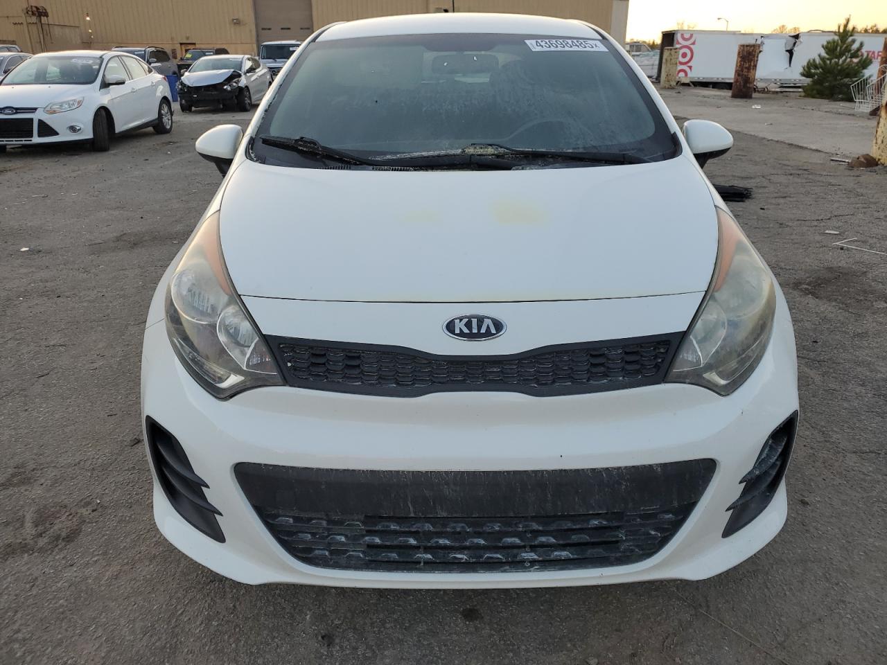 2016 KIA Rio VIN KNADM5A30G6634263 Copart auction photo, burn damage thumbnail 5
