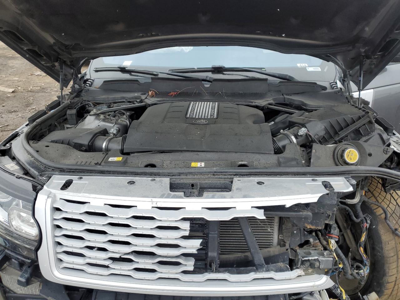 2017 Land Rover Range Rover VIN SALGS2FE9HA335215 Copart auction photo, front end damage thumbnail 12