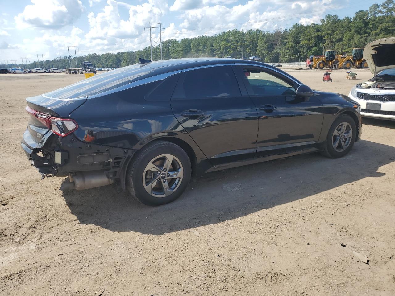 2022 KIA K5 VIN 5XXG14J23NG112283 Copart auction photo, side damage thumbnail 3