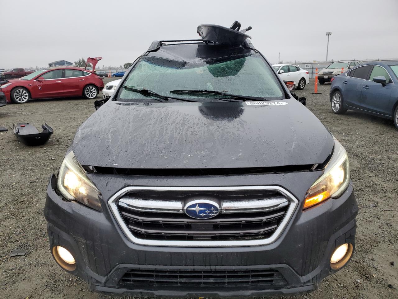2018 Subaru Outback VIN 4S4BSAFC3J3244389 Copart auction photo, rollover damage thumbnail 5