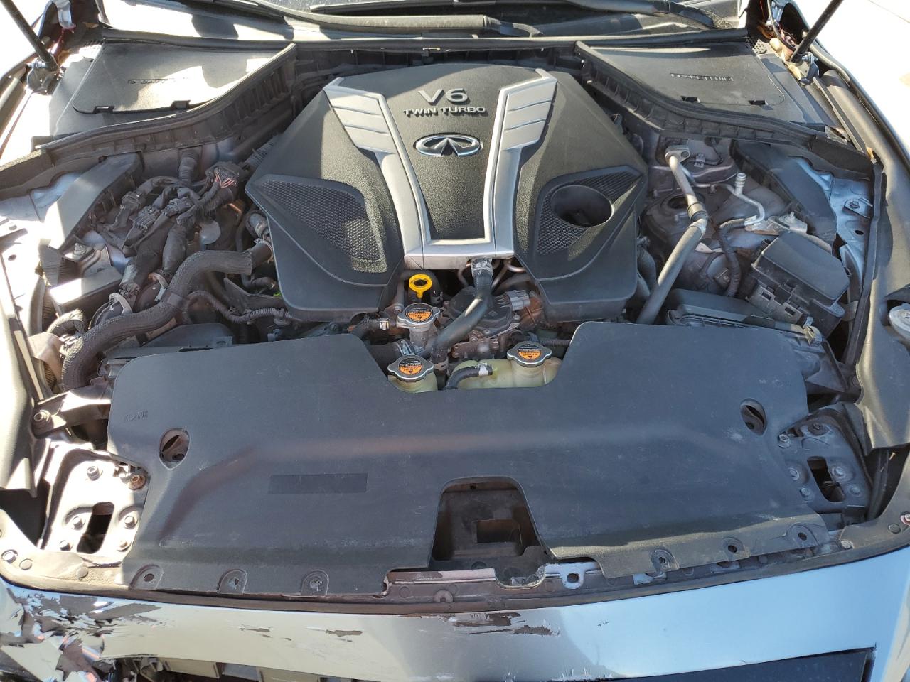 2018 Infiniti Q50 VIN JN1EV7AP7JM362383 Copart auction photo, front end / side damage thumbnail 11