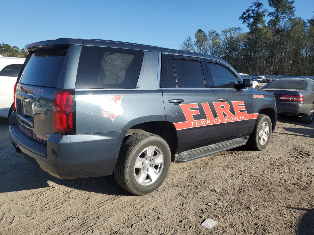 2020 Chevrolet Tahoe VIN 1GNSKDKC8LR234203 Copart auction photo, side damage thumbnail 3