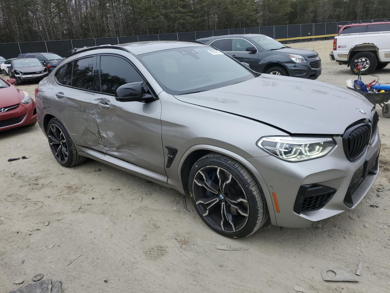 2021 BMW X4 VIN 5YMUJ0C06M9H93911 Copart auction photo, side damage thumbnail 4
