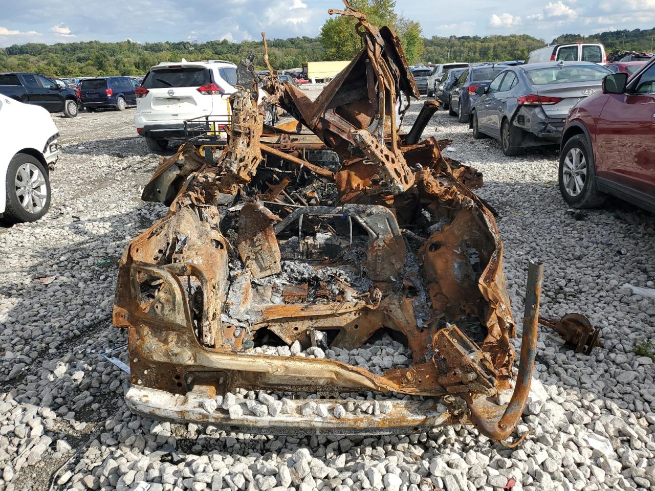 2008 BMW 3er VIN WBAWR33548P154378 Copart auction photo, burn damage thumbnail 6