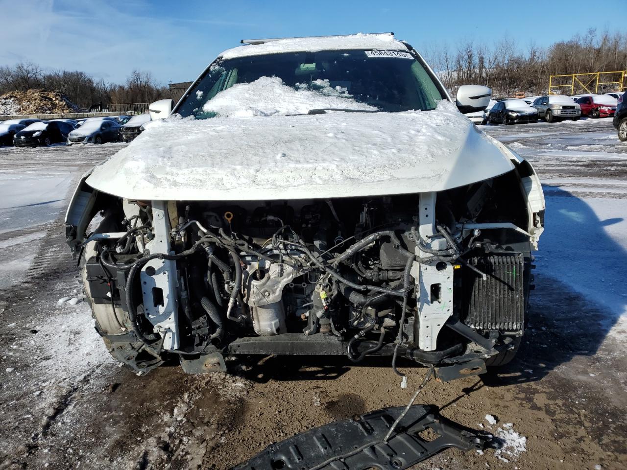 2020 Nissan Pathfinder VIN 5N1DR2AM8LC598129 Copart auction photo, front end damage thumbnail 5