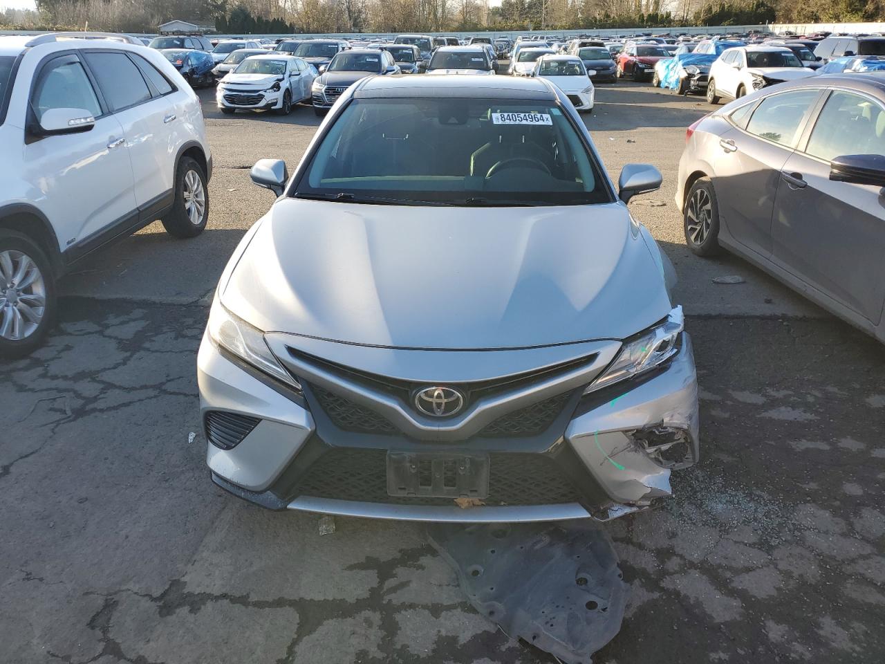 2020 Toyota Camry VIN 4T1K61BK3LU004208 Copart auction photo, front end / undercarriage damage thumbnail 5