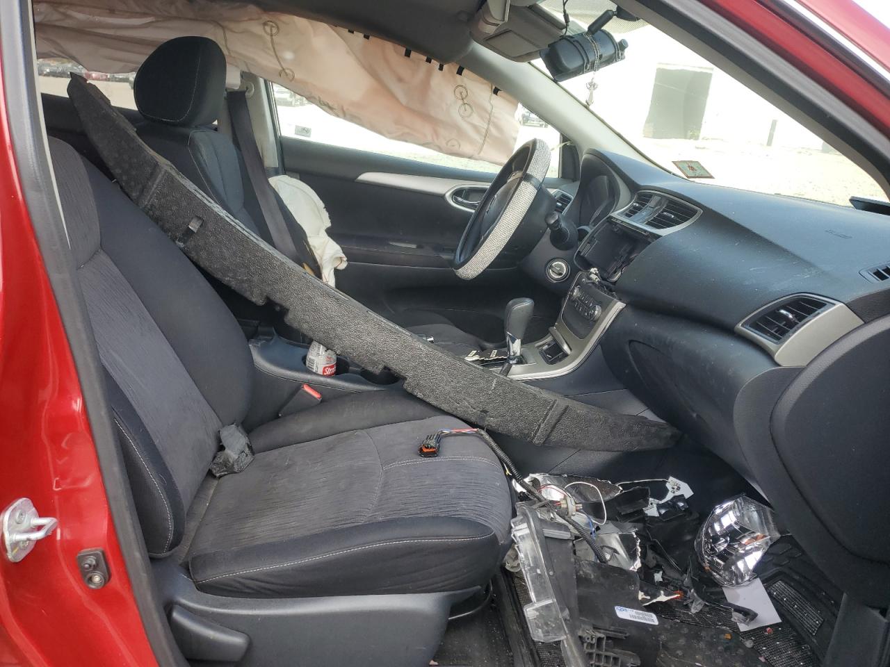 2014 Nissan Sentra VIN 3N1AB7AP2EL638346 Copart auction photo, front end / side damage thumbnail 7