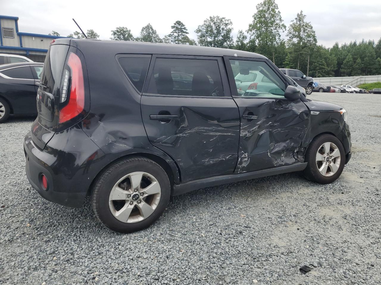 2017 KIA Soul VIN KNDJN2A27H7438714 Copart auction photo, all over damage thumbnail 3