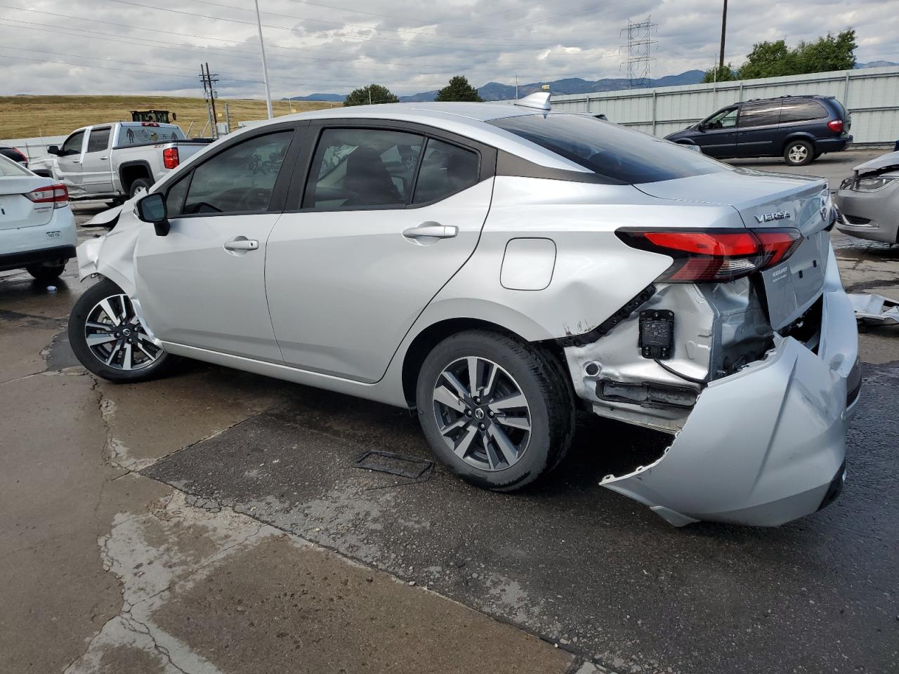 2021 Nissan Versa VIN 3N1CN8EV4ML918041 Copart auction photo, front end / rear end damage thumbnail 2