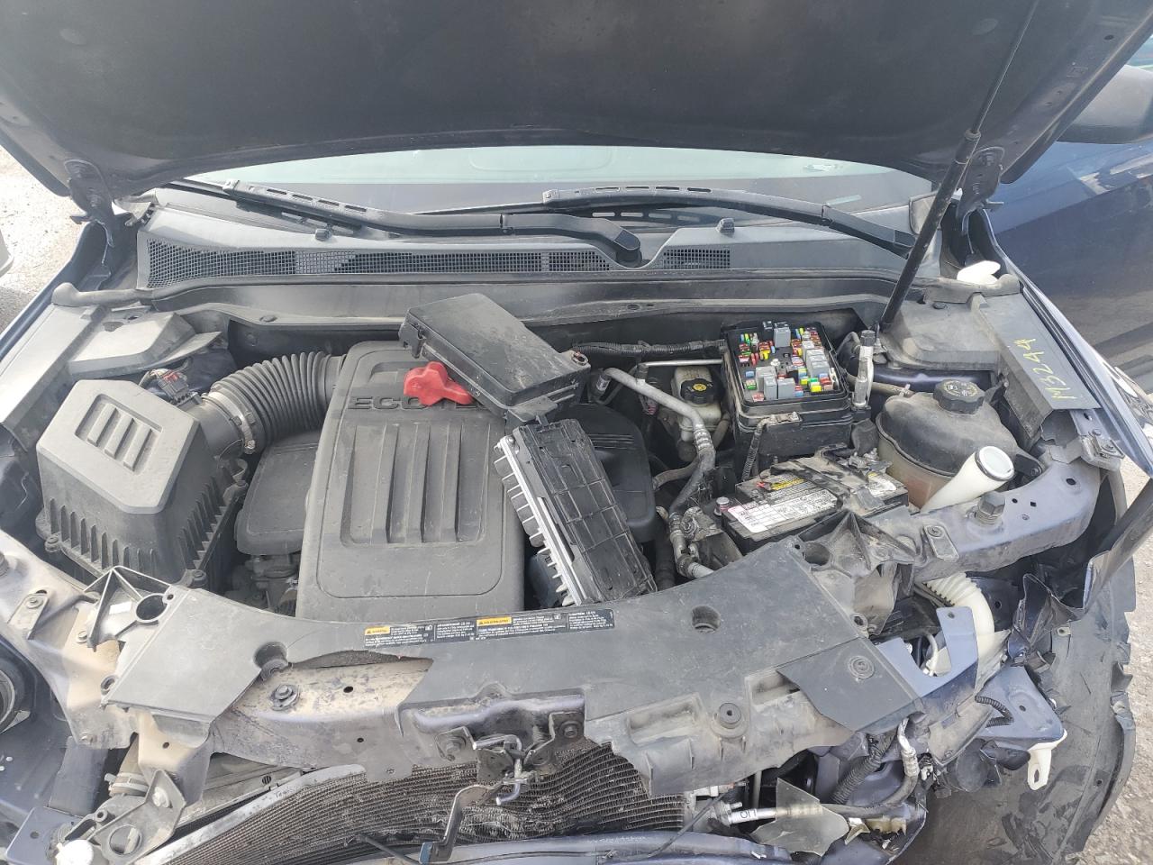 2013 Chevrolet Equinox VIN 2GNALBEK7D6160933 Copart auction photo, front end / side damage thumbnail 12
