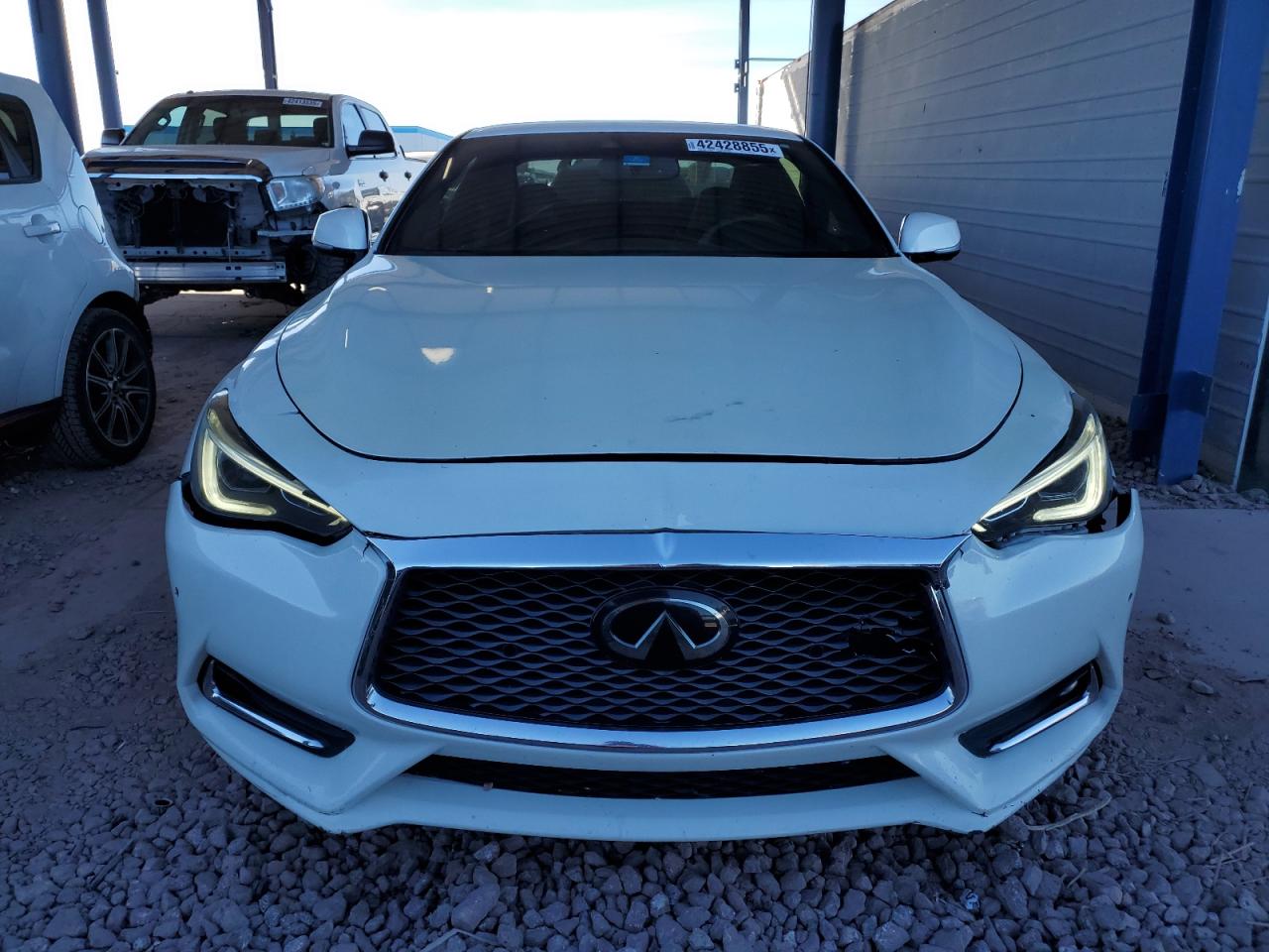 2019 Infiniti Q60 VIN JN1EV7EK8KM230412 Copart auction photo, front end damage thumbnail 5