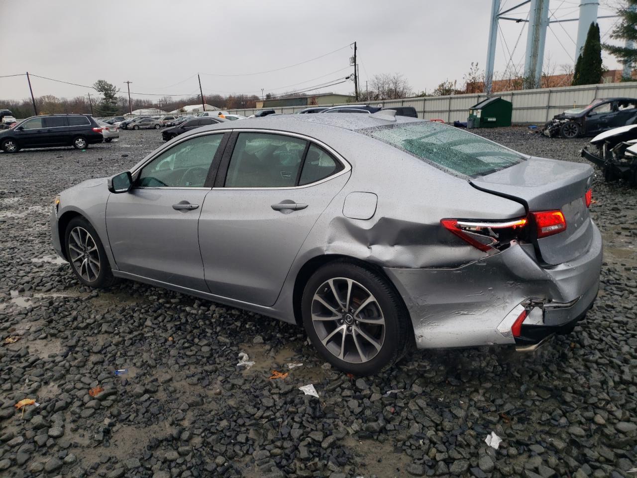 2018 Acura TLX VIN 19UUB2F36JA004902 Copart auction photo, rear end / side damage thumbnail 2