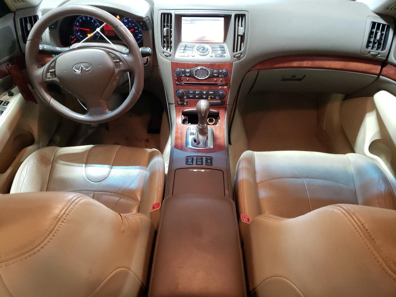 2007 Infiniti G VIN JNKBV61F27M808528 Copart auction photo, front end / rear end damage thumbnail 8