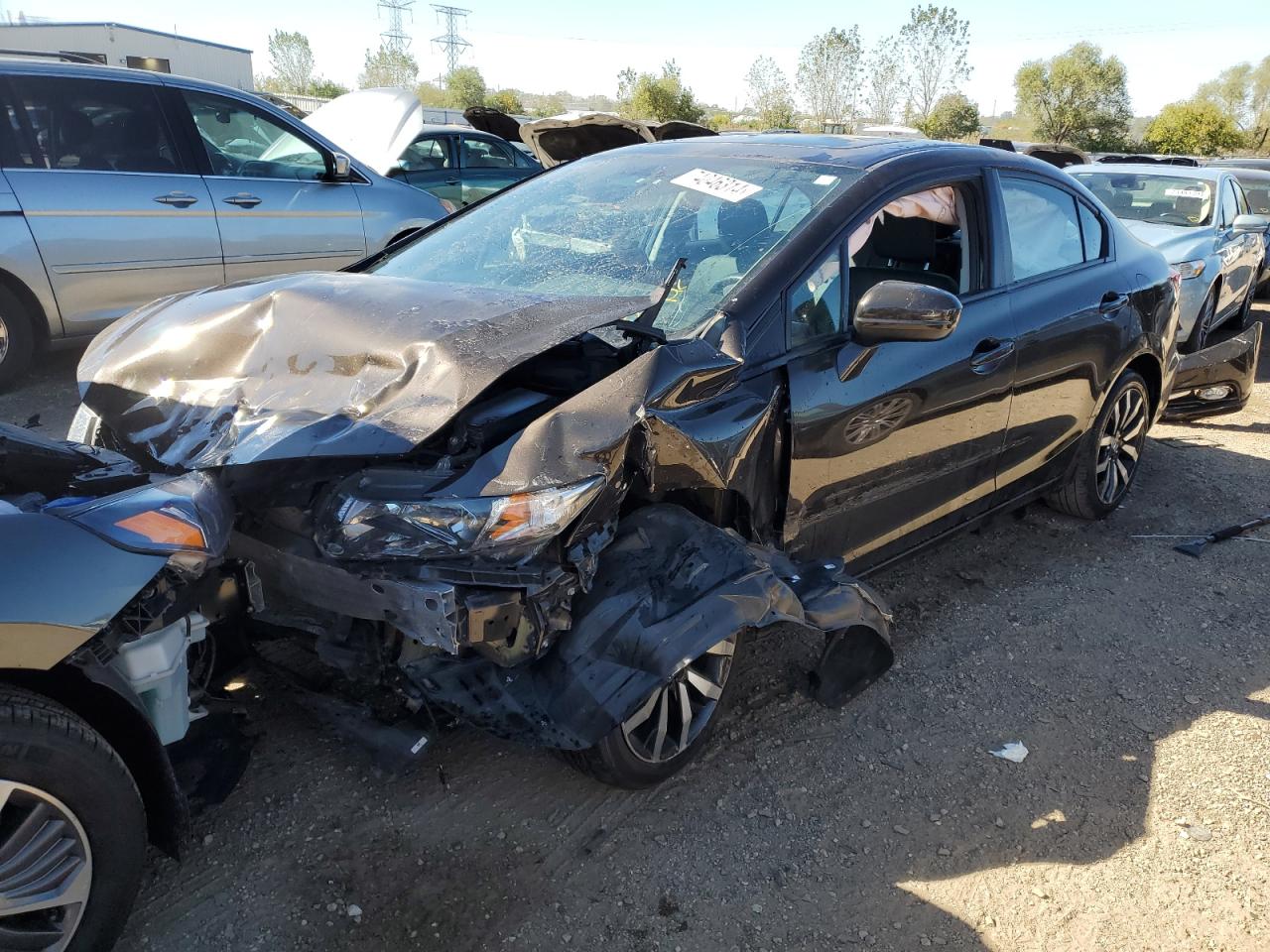2014 Honda Civic VIN 2HGFB2F91EH519777