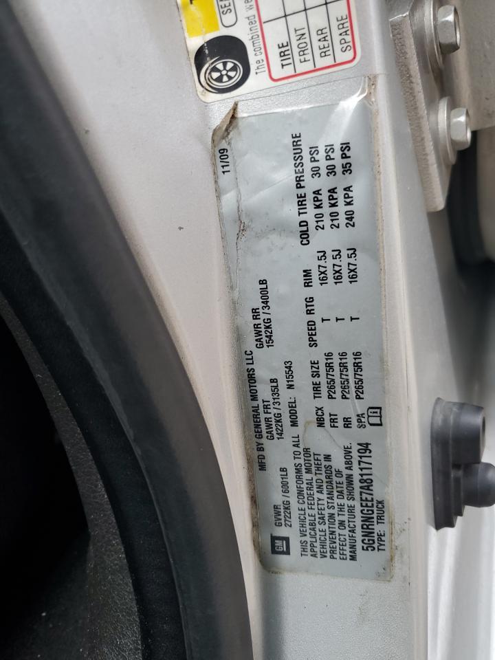 2010 Hummer H3 VIN 5GNRNGEE7A8117194 Copart auction photo, undercarriage damage thumbnail 15