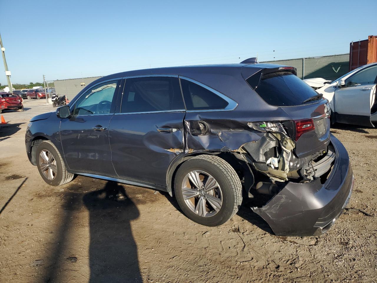2020 Acura MDX VIN 5J8YD3H37LL003473 Copart auction photo, all over damage thumbnail 2