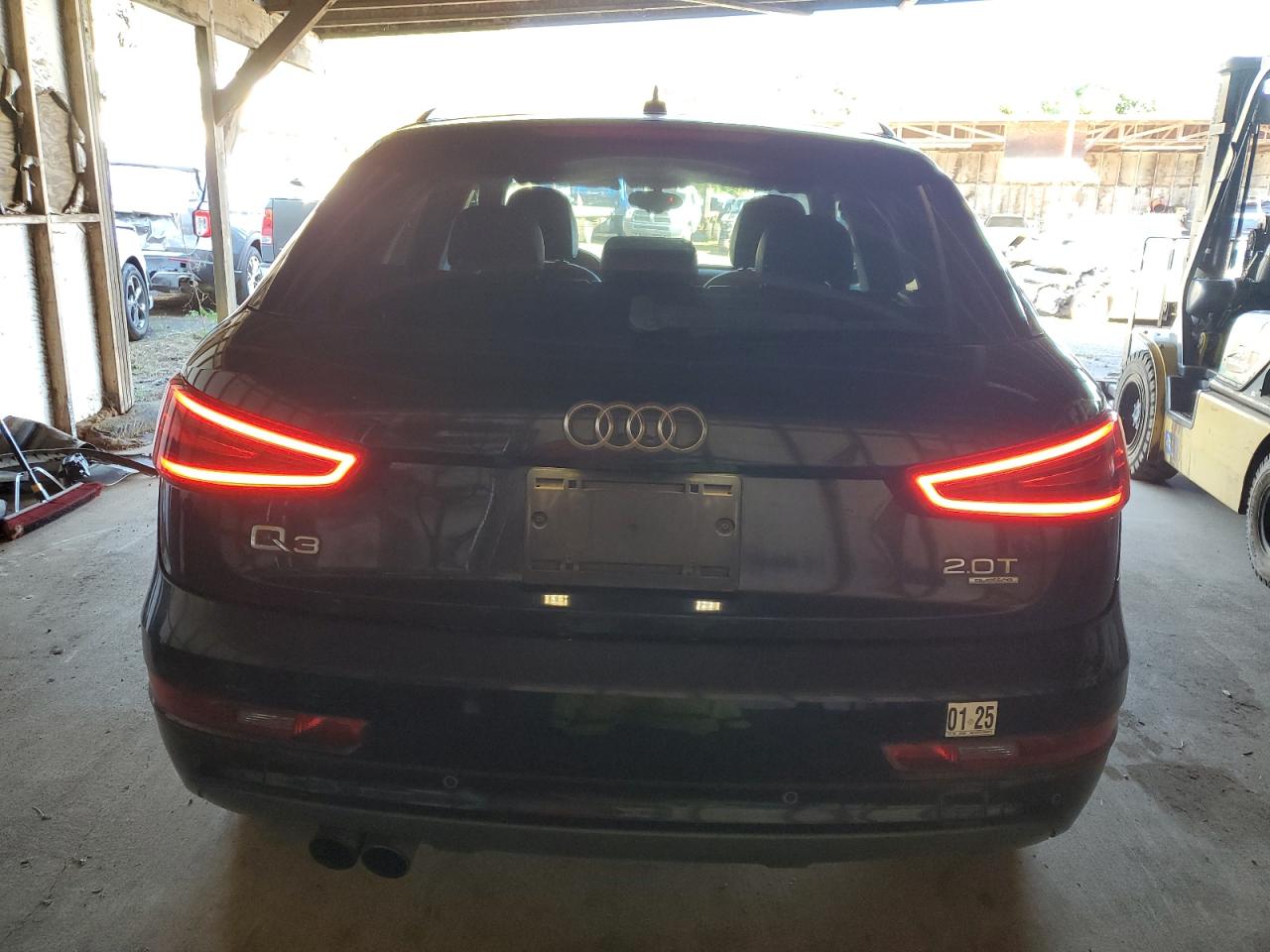 2015 Audi Q3 VIN WA1GFCFS4FR009015 Copart auction photo, front end / side damage thumbnail 6