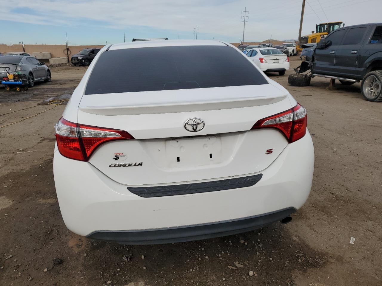 2016 Toyota Corolla VIN 2T1BURHE7GC593485 Copart auction photo, front end / side damage thumbnail 6