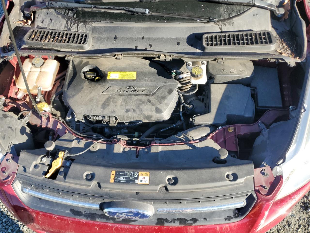 2016 Ford Escape VIN 1FMCU9GX7GUC72035 Copart auction photo, normal wear damage thumbnail 12
