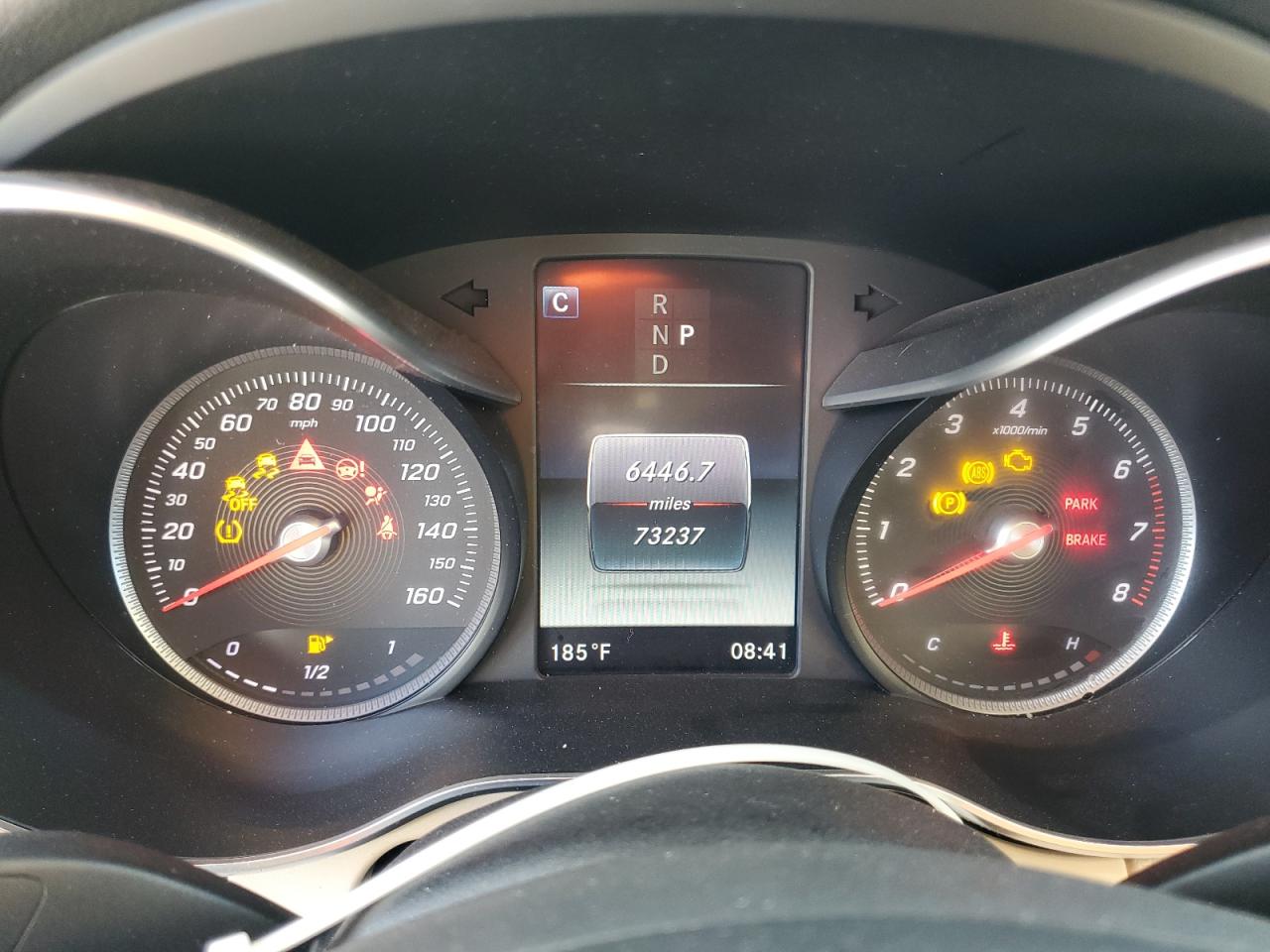 2018 Mercedes-Benz C-klasse VIN WDDWF4JB2JR395558 Copart auction photo, front end damage thumbnail 9