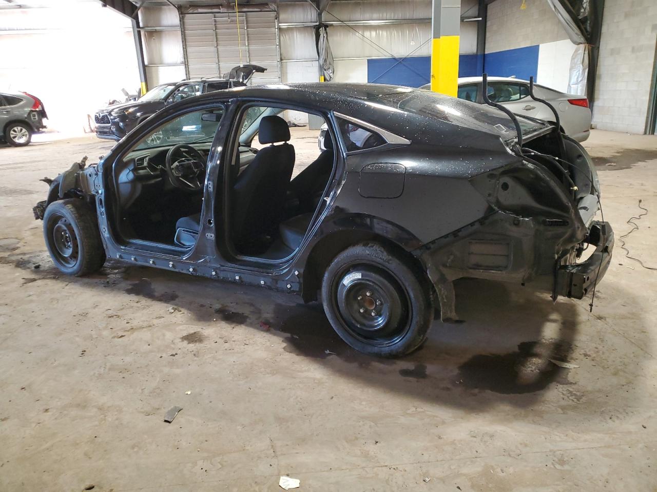 2016 Honda Civic VIN 19XFC2F82GE218727 Copart auction photo, stripped damage thumbnail 2
