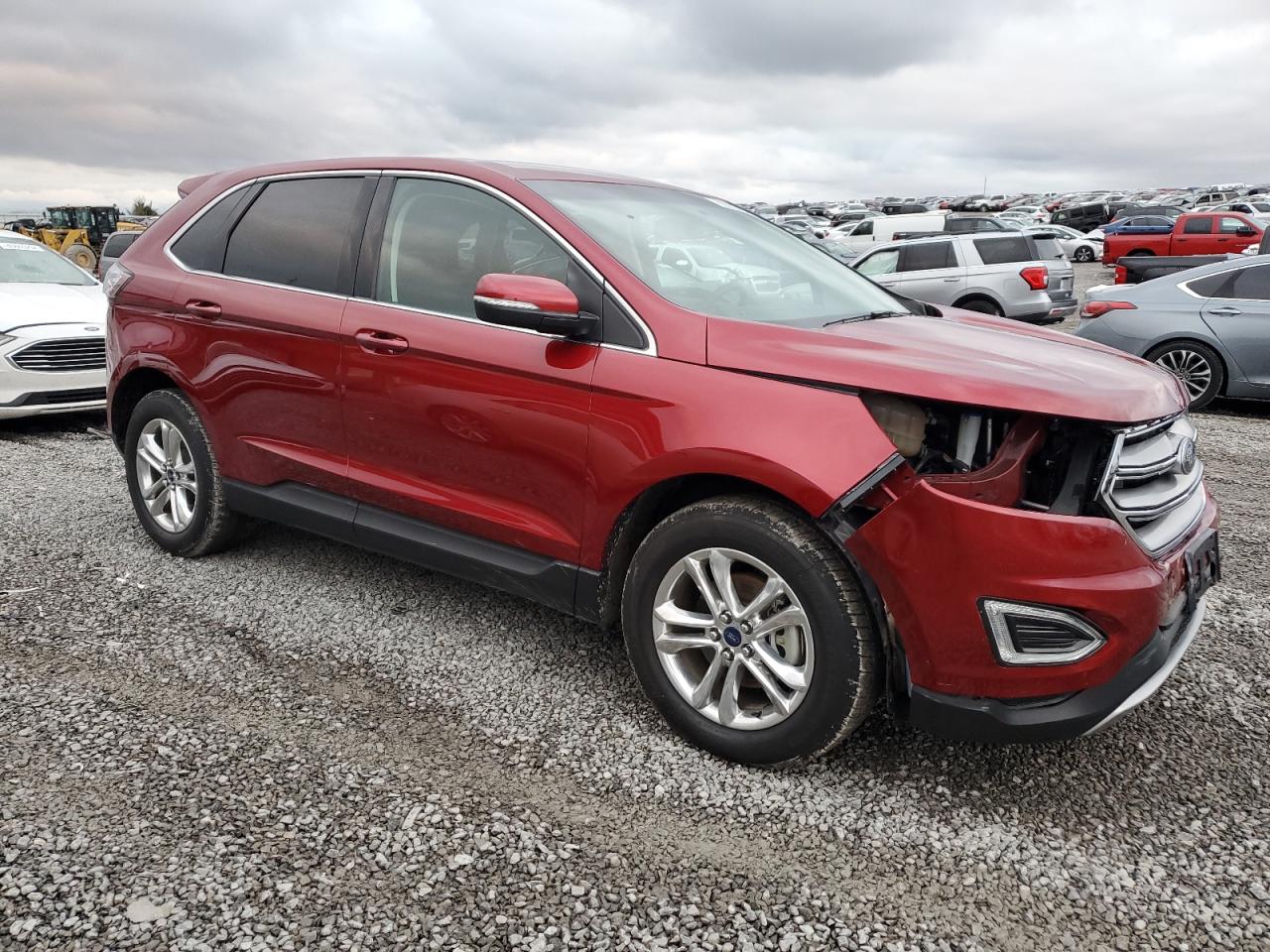 2017 Ford Edge VIN 2FMPK3J81HBB71733 Copart auction photo, front end / minor dent/scratches damage thumbnail 4