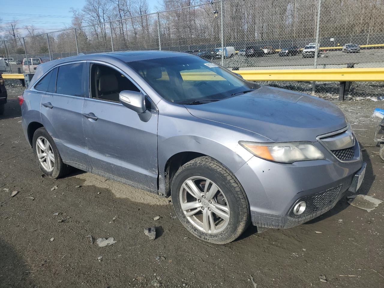 2013 Acura RDX VIN J8TB4H59DL014760 Copart auction photo, side damage thumbnail 4