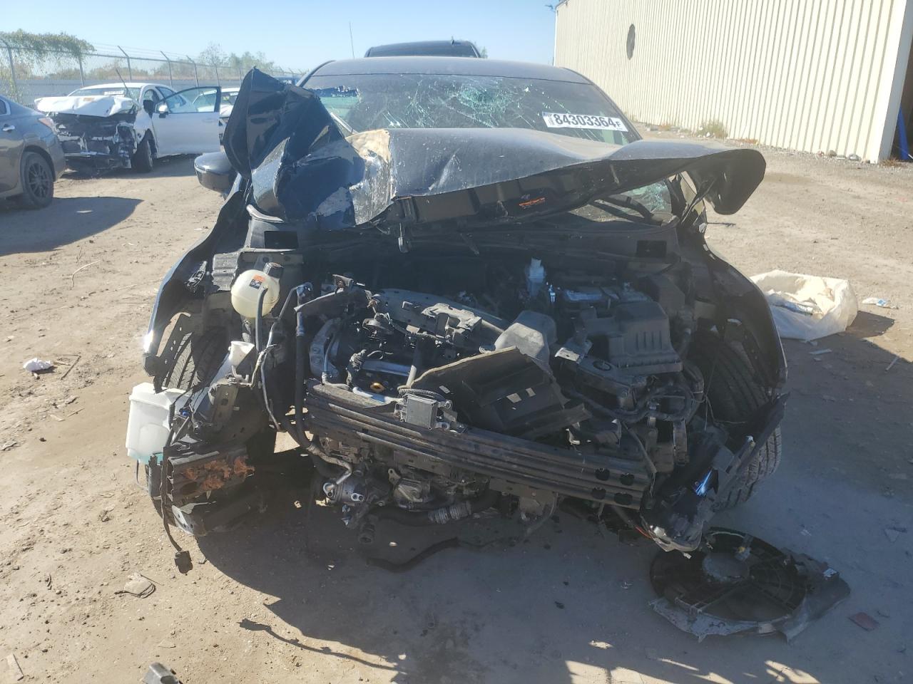 2021 Nissan Versa VIN 3N1CN8EV9ML887692 Copart auction photo, front end / side damage thumbnail 5